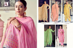 Alok Suit Tulsi Edition 2 Cotton Jaquard Salwar Suits Collection Design H-1300-001 to H-1300-005 Series (9)