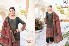 Alok Suits Jamdani Jam Cottom With Printed Salwar Suits Collection Design 1151-001 to 1151-008 Series (3)