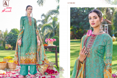 Alok Suits Kasak Hand Weave Banarasi Silk Salwar Suits Collection Design 1168-001 to 1168-006 Series (3)