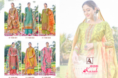 Alok Suits Kasak Hand Weave Banarasi Silk Salwar Suits Collection Design 1168-001 to 1168-006 Series (4)