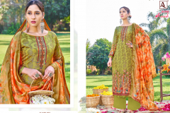 Alok Suits Kasak Hand Weave Banarasi Silk Salwar Suits Collection Design 1168-001 to 1168-006 Series (5)