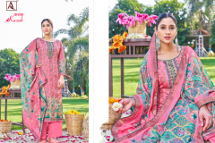 Alok Suits Kasak Hand Weave Banarasi Silk Salwar Suits Collection Design 1168-001 to 1168-006 Series (6)