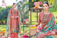 Alok Suits Kasak Hand Weave Banarasi Silk Salwar Suits Collection Design 1168-001 to 1168-006 Series (7)