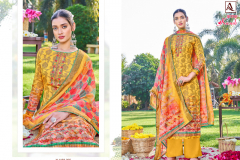 Alok Suits Kasak Hand Weave Banarasi Silk Salwar Suits Collection Design 1168-001 to 1168-006 Series (8)