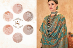 Alok Suits Kusha Woollen Pashmina Collection Design 1096-001 to 1096-006 Series (2)