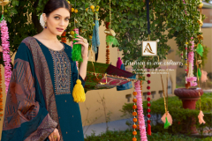 Alok Suits Nayaab Pure Jam Solid Katha Style Embroidered Suits Collection Design 1146-001 to 1146-006 Series (7)
