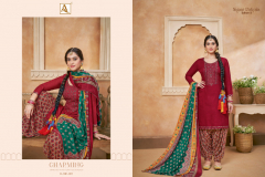 Alok Suits Nigaar Patiyala 3 Pure Viscose Rayon Patiyala Style Salwar Suit Collection Design H-1281-001 to H-1281-010 Series (10)