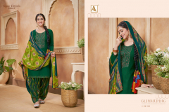 Alok Suits Nigaar Patiyala 3 Pure Viscose Rayon Patiyala Style Salwar Suit Collection Design H-1281-001 to H-1281-010 Series (11)