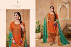 Alok Suits Nigaar Patiyala 3 Pure Viscose Rayon Patiyala Style Salwar Suit Collection Design H-1281-001 to H-1281-010 Series (13)