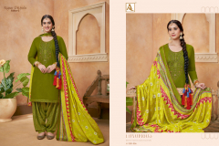 Alok Suits Nigaar Patiyala 3 Pure Viscose Rayon Patiyala Style Salwar Suit Collection Design H-1281-001 to H-1281-010 Series (8)