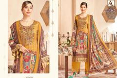 Alok Suits Qurbat Vol 09 JAm Cotton Digital Pakistani Suits Collection Design H-1190-001 to H-1190-008 Series (7)