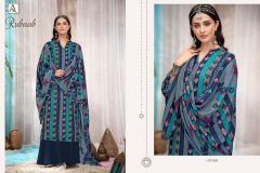 Alok Suits Rubaab Style Of Heaven Pure Pasmina Suits Design 675-01 to 675-10 11