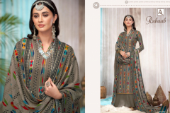 Alok Suits Rubaab Style Of Heaven Pure Pasmina Suits Design 675-01 to 675-10 5
