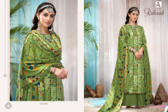 Alok Suits Rubaab Style Of Heaven Pure Pasmina Suits Design 675-01 to 675-10 7