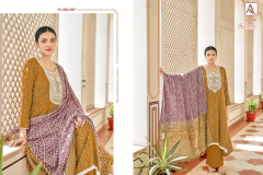 Alok Suits Saheli Pure Viscose Reyon Bandhani Salwar Suits Collection Design H-1304-001 to H-1304-008 Series (10)