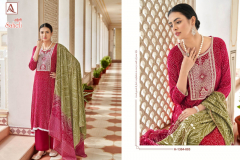 Alok Suits Saheli Pure Viscose Reyon Bandhani Salwar Suits Collection Design H-1304-001 to H-1304-008 Series (6)