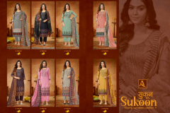 Alok Suits Sukoon Pure Jam Printed Salwar Suits Collection Design 1006-001 to 1006-008 Series (11)