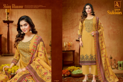 Alok Suits Sukoon Pure Jam Printed Salwar Suits Collection Design 1006-001 to 1006-008 Series (9)
