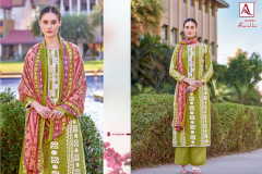 Alok Suits Sunshine Pure Rayon Summer Print Salwar Suits Collection Design H-1242-001 to H-1242-010 Series (5)