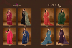 Angroop Next Erika Pure Cotton With Embroidery Design 8001 to 8008 12