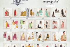 Angroop Plus Dairy Milk Vol 32 Chanderi Pure Cotton Design 8001 to 8016