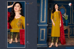 Anju Fabrics Silk Affair Kurti With Botton & Dupatta Design 5011 to 5018 Series (11)