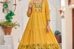Ankita Fashion Weekend Cotton Long Kurti Collection Design 1001 to 1008 Series (17)