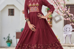 Ankita Fashion Weekend Cotton Long Kurti Collection Design 1001 to 1008 Series (2)