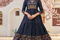 Ankita Fashion Weekend Cotton Long Kurti Collection Design 1001 to 1008 Series (7)