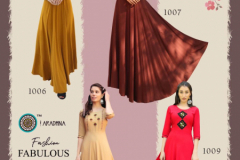 Aradhna Fashion Fabulous Vol 01 Heavy Reyon Design 1001 to 1009 14