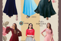 Aradhna Fashion Fabulous Vol 02 Heavy Reyon Embroidery Long Gown Kurti Design 1001 to 1012 (3)