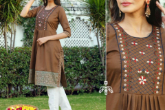 Aradhna Fashion Naira Vol 1 Cotton Kurti With Bottom Collection Design 1001 to 1008 Series (3)