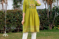 Aradhna Fashion Naira Vol 1 Cotton Kurti With Bottom Collection Design 1001 to 1008 Series (4)