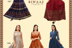 Aradhna Riwaaj Vol 11 Heavy Reyon Gown Design 1001 to 1011 17