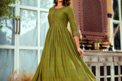 Aradhna Riwaaz Vol 5 Rayon Long Gown Kurti Collection Design 5001 to 5012 Series (8)