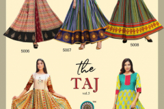 Aradhna Taj Vol 05 Heavy Reyon Premium Collection Design 5001 to 5010