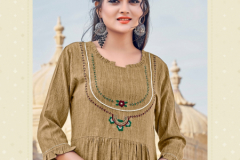 Art Riddhs Meera Rayon Kurtis Design 1001 to 1005 4