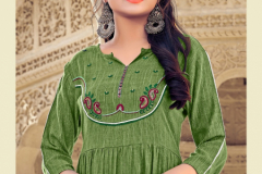 Art Riddhs Meera Rayon Kurtis Design 1001 to 1005 5