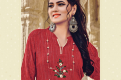 Art Riddhs Meera Rayon Kurtis Design 1001 to 1005 8