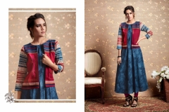 Artist Vol 2 By Rangoon Ethnic Gowns With Traditional Work Jackets Kurtis 12