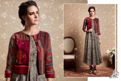 Artist Vol 2 By Rangoon Ethnic Gowns With Traditional Work Jackets Kurtis 5