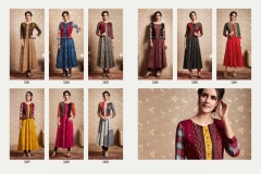 Artist Vol 2 By Rangoon Ethnic Gowns With Traditional Work Jackets Kurtis 7