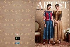 Artist Vol 2 By Rangoon Ethnic Gowns With Traditional Work Jackets Kurtis 8