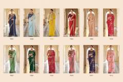 Arya Designer Imperial 2 Organza Sequins Party Wear Saree Design 7601 to 7612 Series (27)