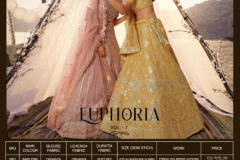 Arya Designs Euphoria Vol 07 Soft Net Lehengas Design 5501 to 5508