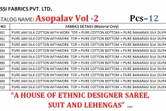 Asopalav Vol-2 By Kessi Fabrics Jam Silk Suits 11