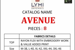 Avenue Lymi Kessi Fabric 2801 to 2808 Series 5