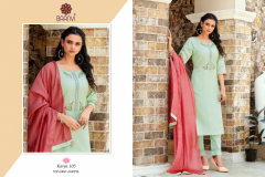 Baanvi Kavya Cotton Kurti With Bottom & Dupatta Design 101 to 106 Series (5)