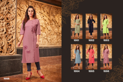 Baanvi R Studio Falak Vol 01 Exclusive Designer Kurti Design 1001 to 1006