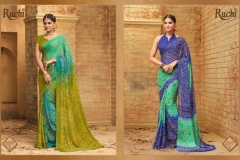 Bandhani Super By Ruchi Chiffon Printed Sarees 10